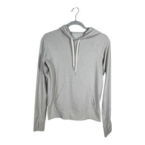 Outdoor Voices Women’s Light Weight Hoodie Thumb Holes Beige Sz.Sm